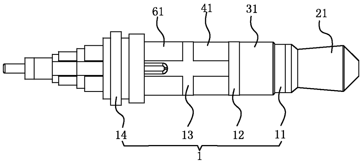 A six-level plug