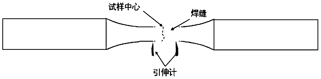 Non-uniform structure thick plate welding joint low-cycle fatigue performance testing method