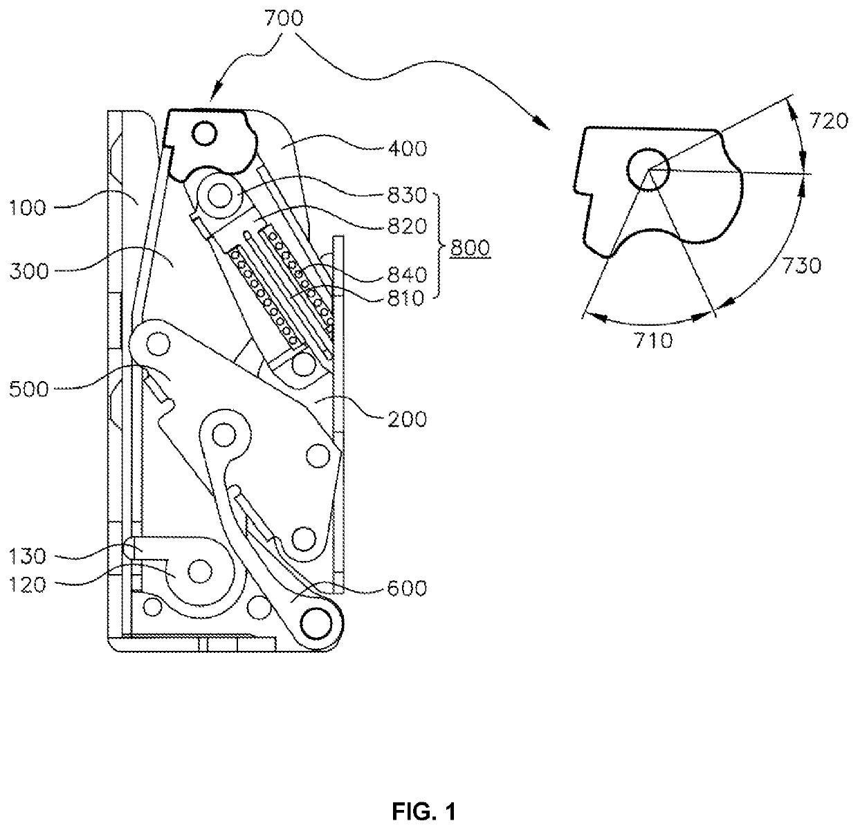 Multi-link door hinge