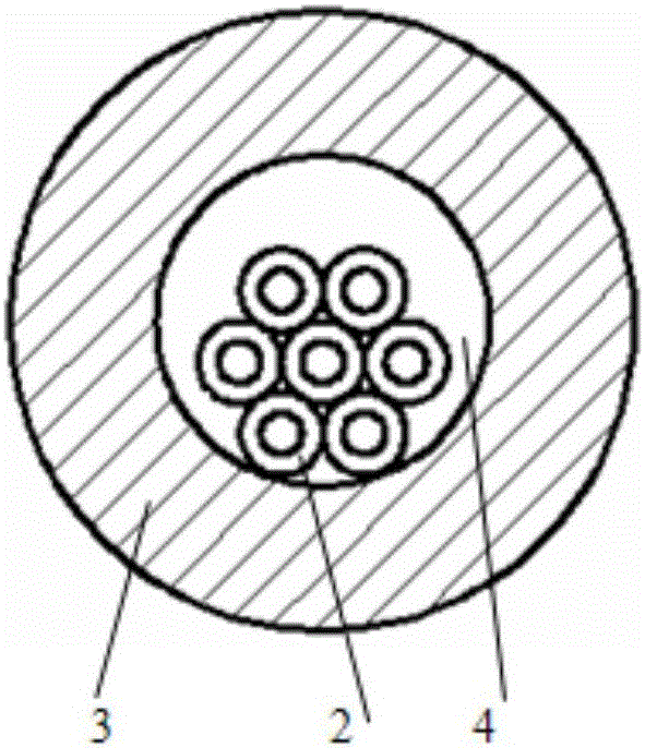 Production method of heat-accumulation and heating core-spun double-layered-structure yarn warm-keeping knitted fabric