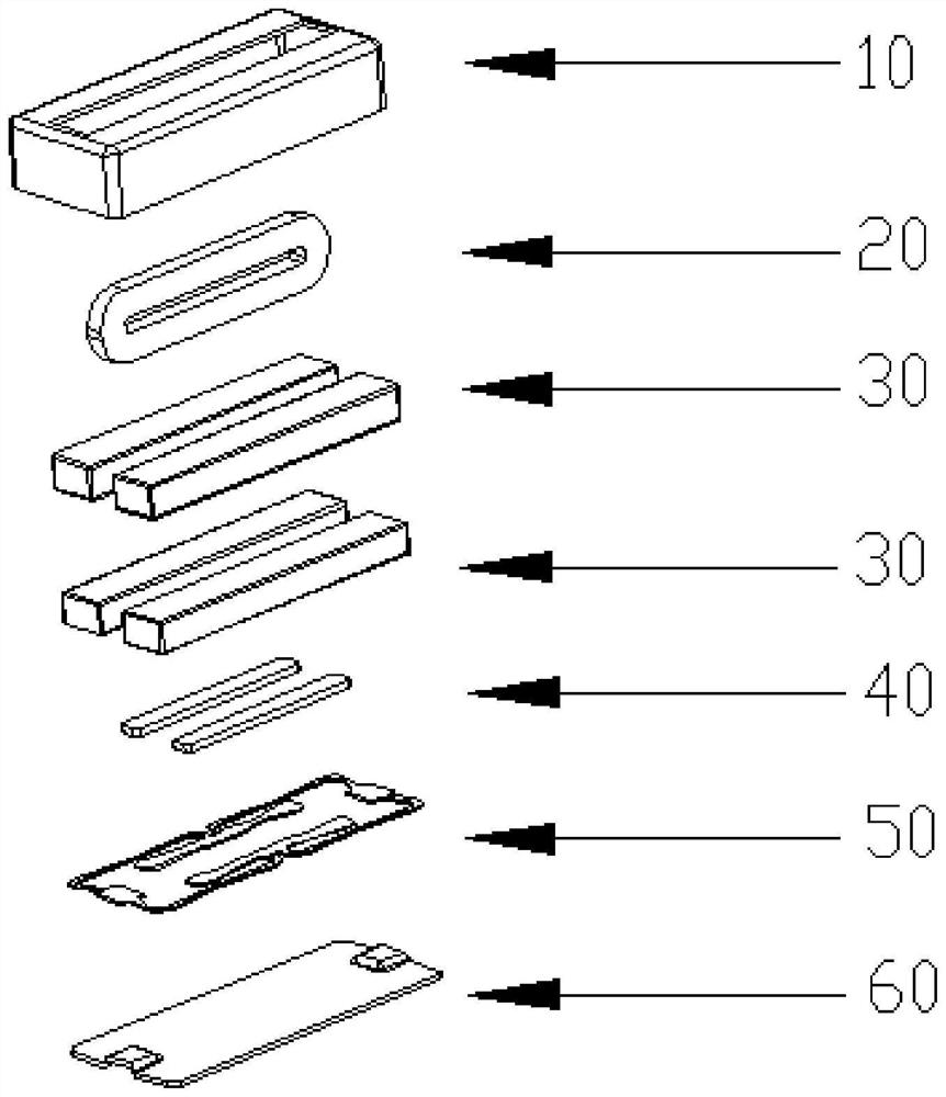 A vibrating sound generating device