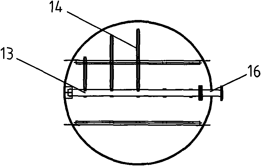 Front-located cation bed cation regenerating column