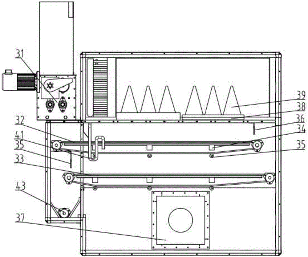 Low-temperature drying device for sludge