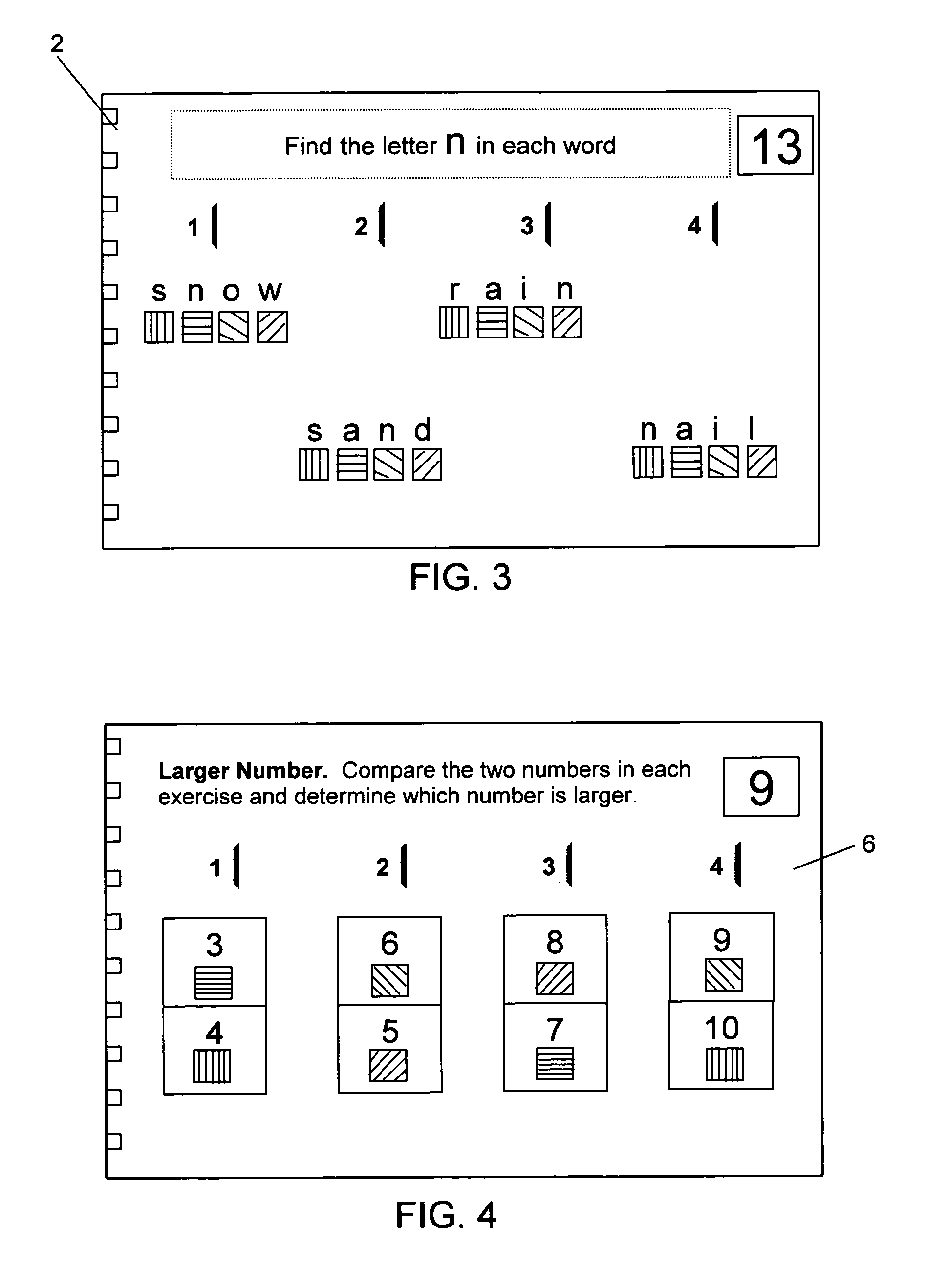 Workbook with movable colored clips