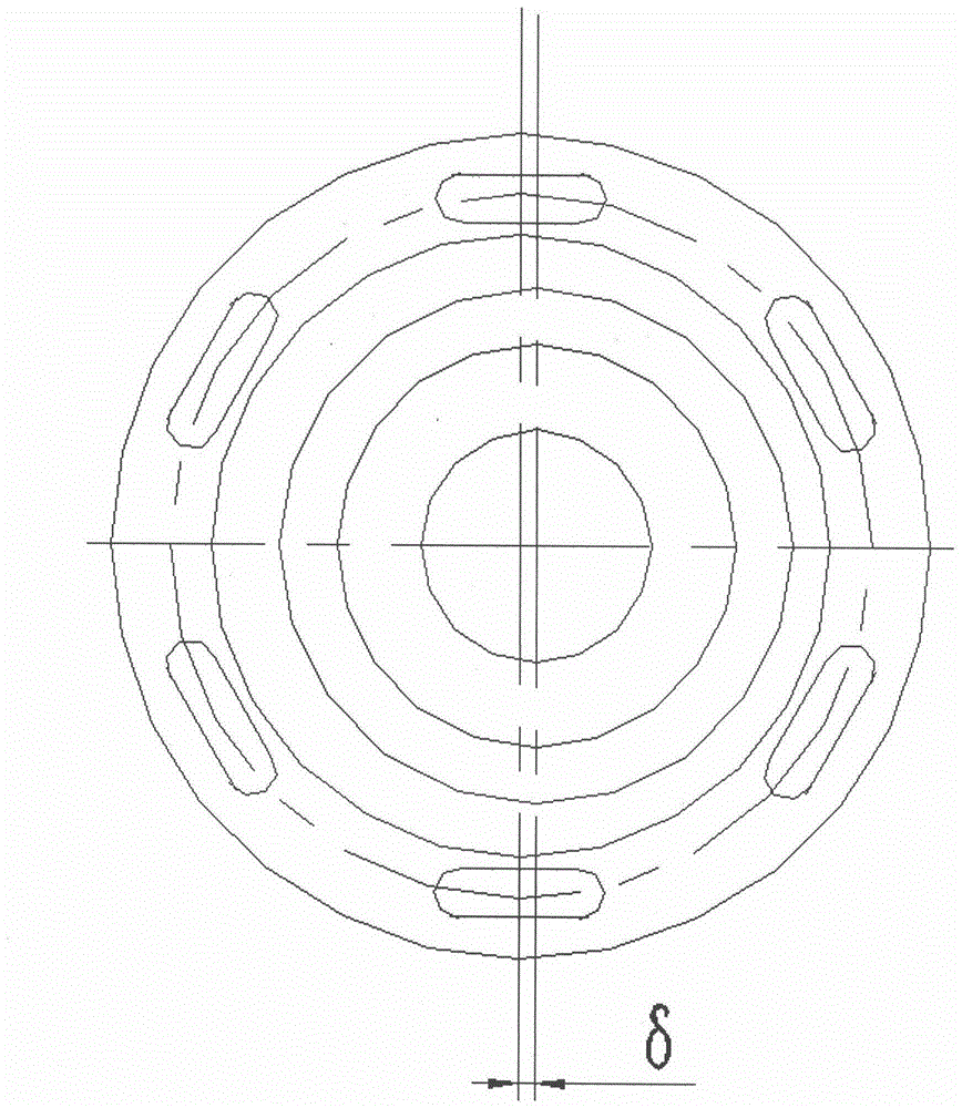 Inter-shaft central distance adjusting mechanism