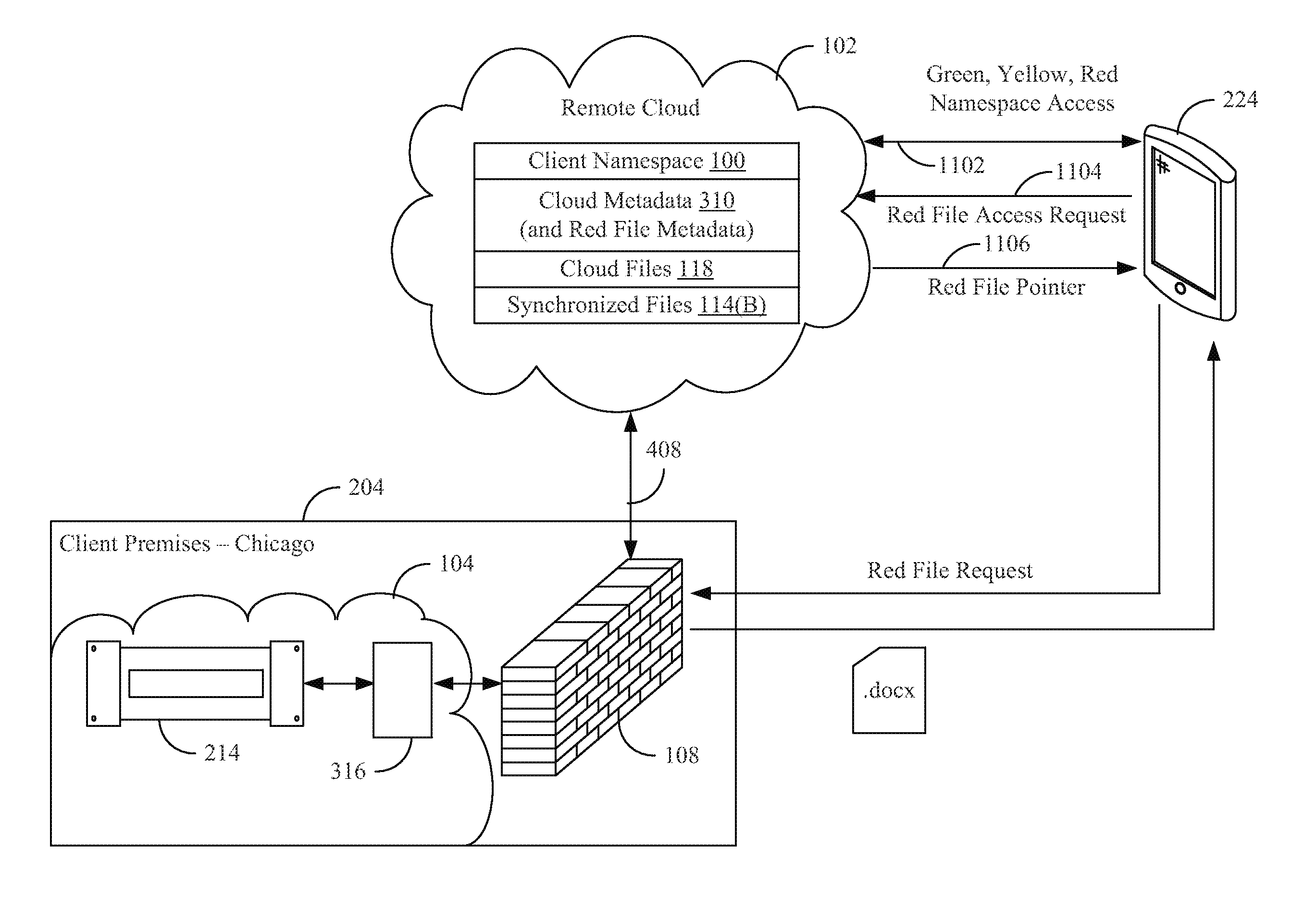 Systems and methods for providing file access in a hybrid cloud storage system