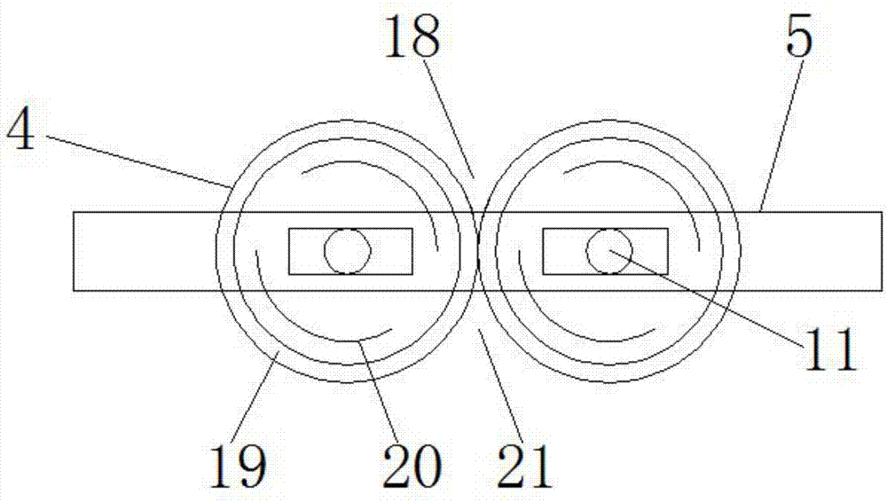 Quantitative packaging device for particle feed