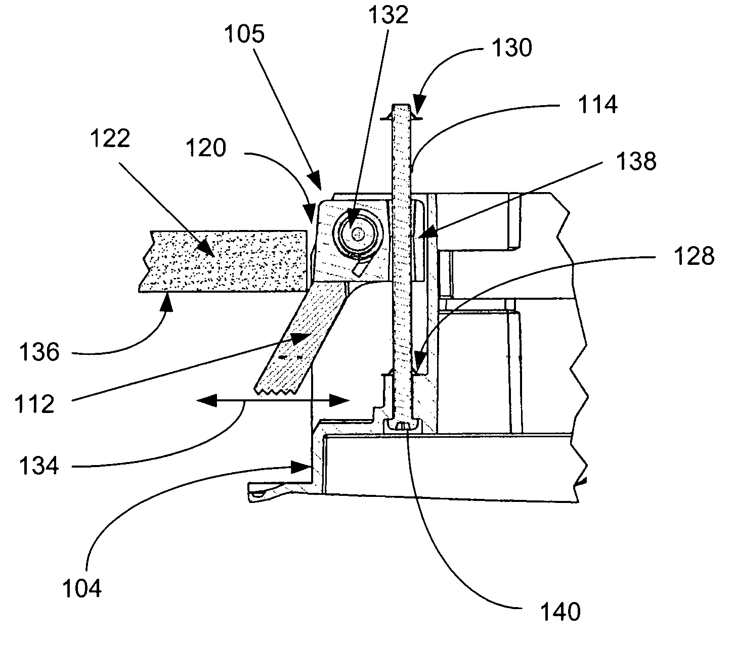 Loudspeaker mounting mechanism