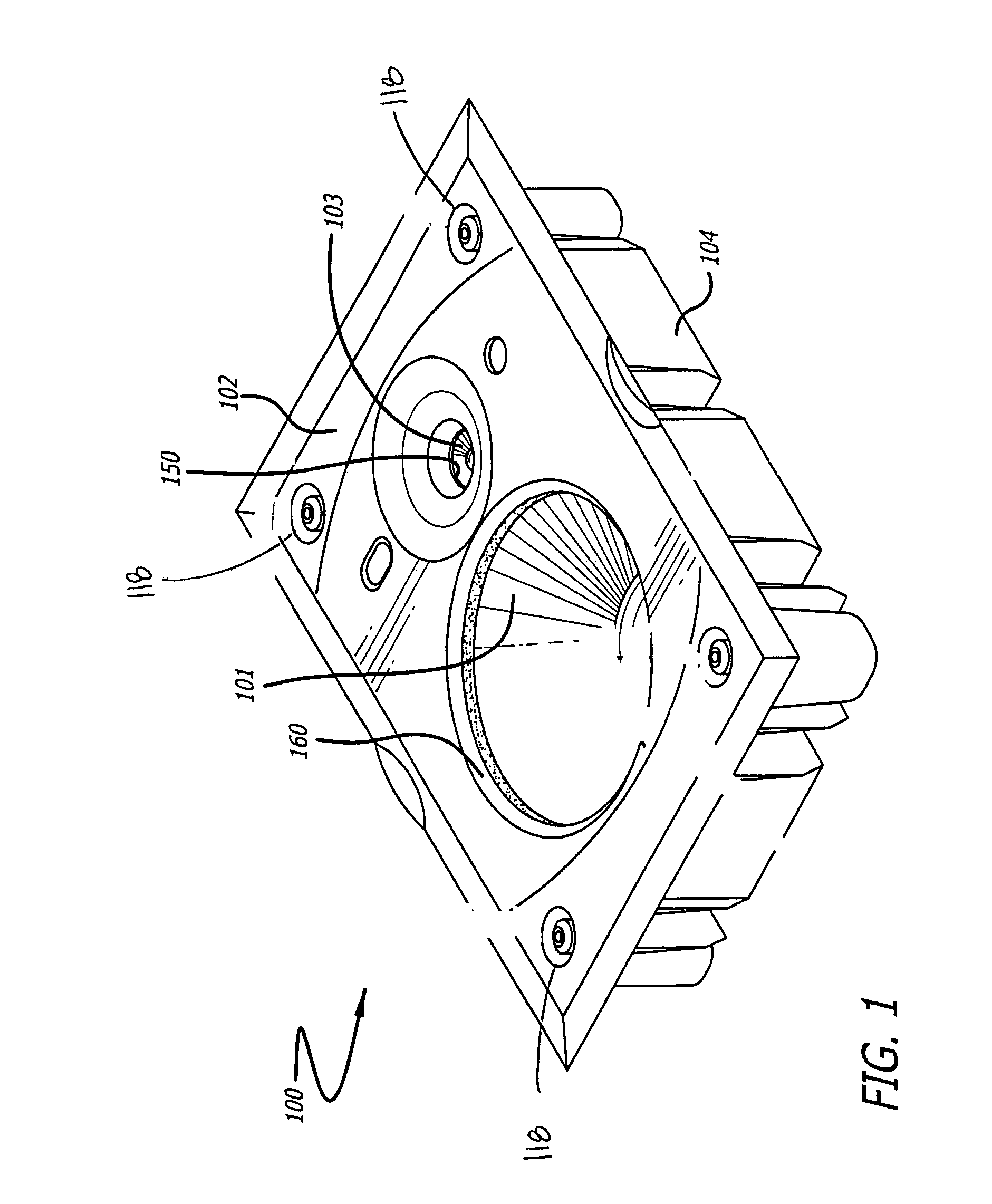 Loudspeaker mounting mechanism