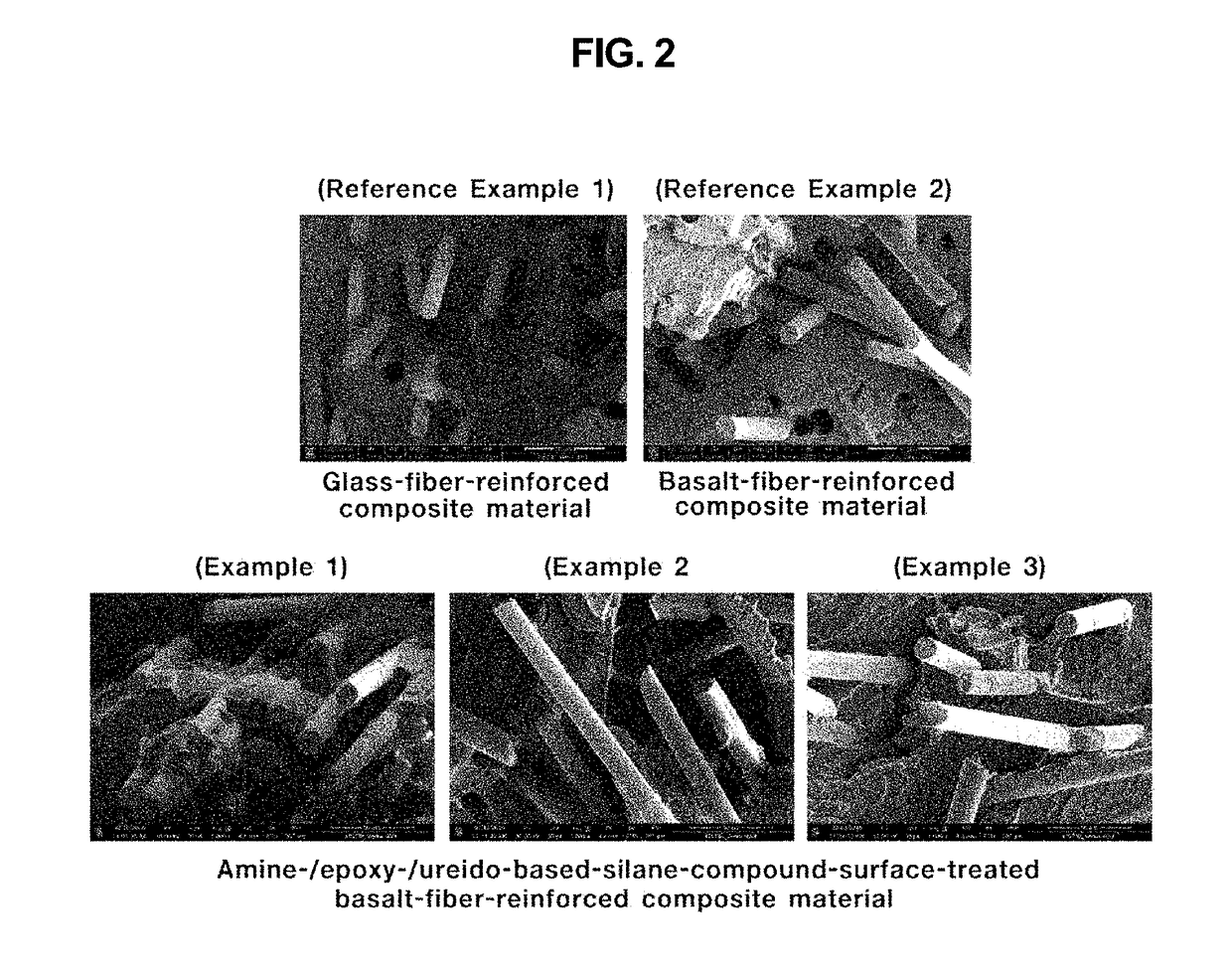 Basalt-fiber-reinforced thermoplastic composite material and method of manufacturing the same