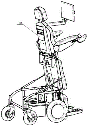 Lower limb rehabilitation training system based on multi-position electric wheelchair