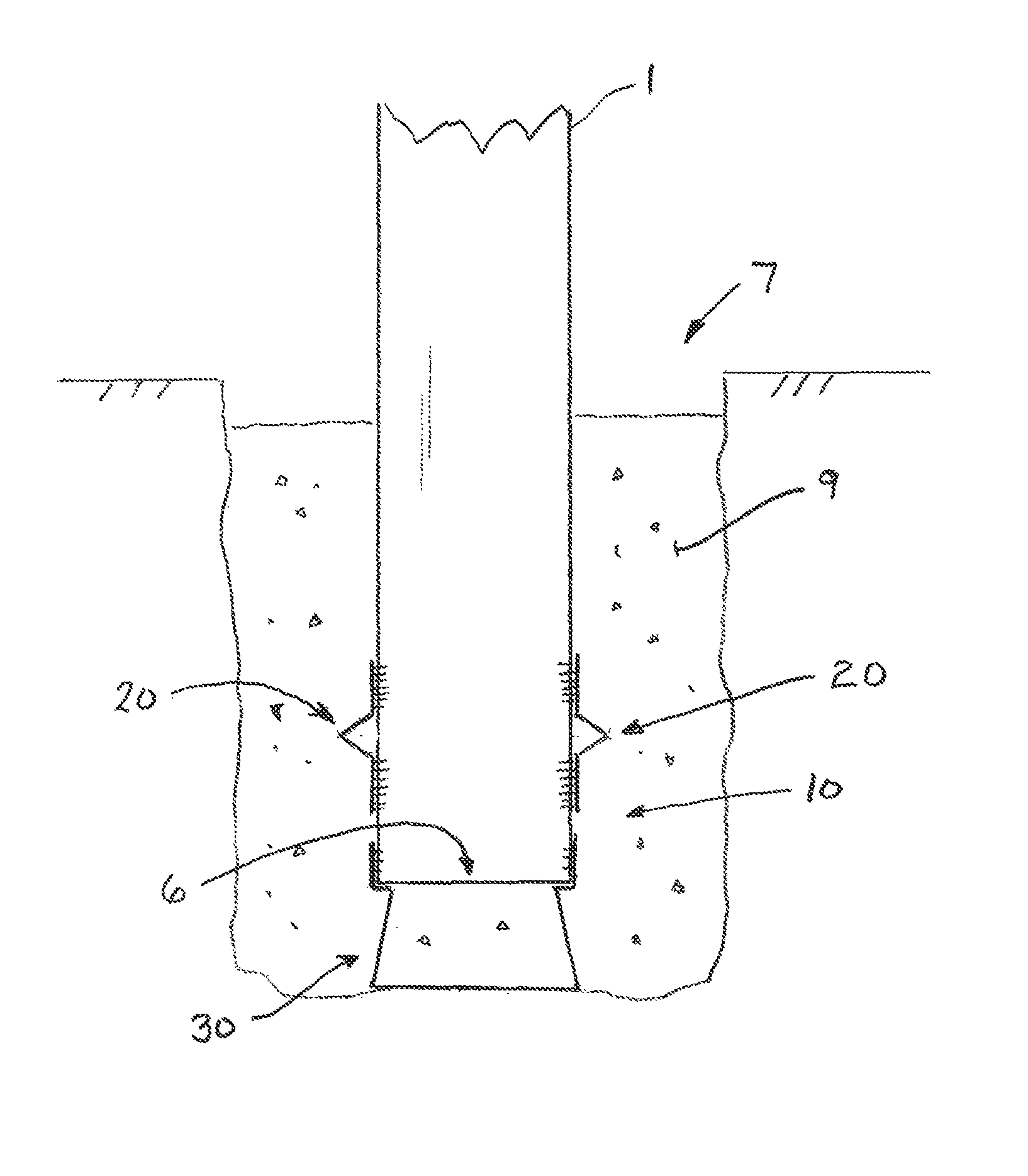 Easily connectable anchor and pillblock replacement for an embedded wooden post