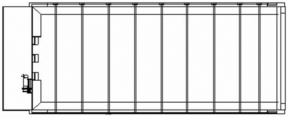 External built-in type tarpaulin sealing system with cover