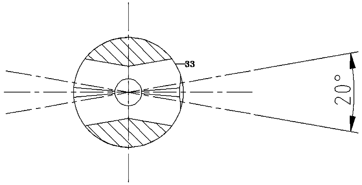 Multi-angle locking and fixing humerus straight type interlocking intramedullary pin