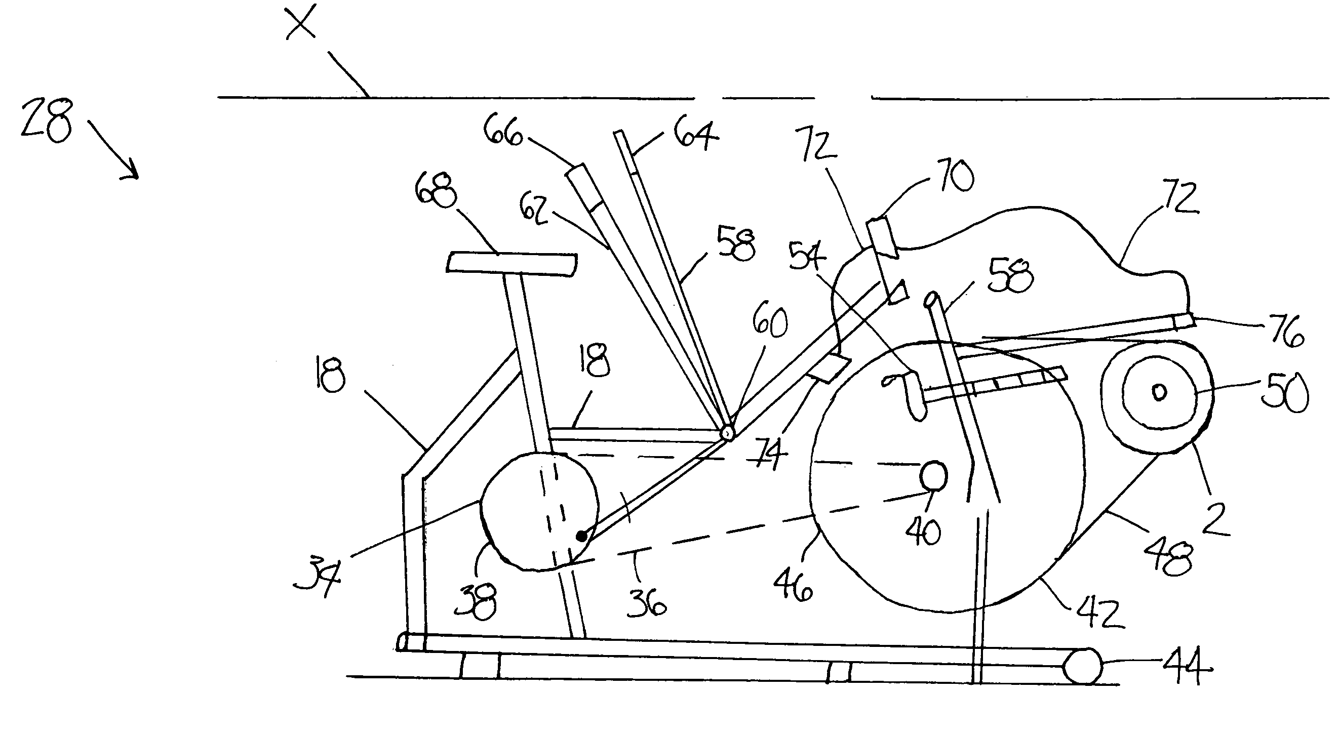 Resistance and power monitoring device and system for exercise equipment