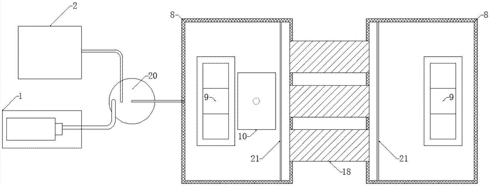 Device and method for measuring humidity physical properties of porous materials