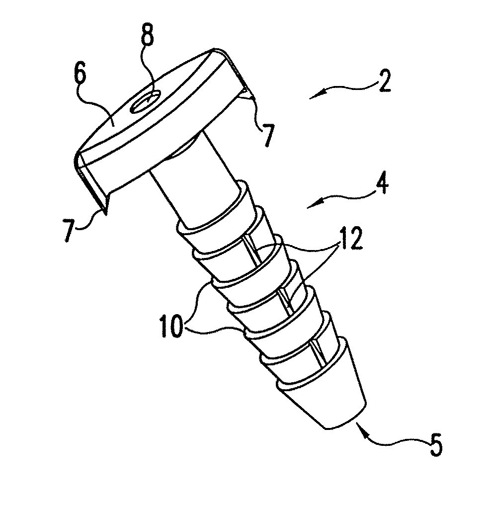 Bioabsorbable tissue tack with oval-shaped head and method of tissue fixation using the same