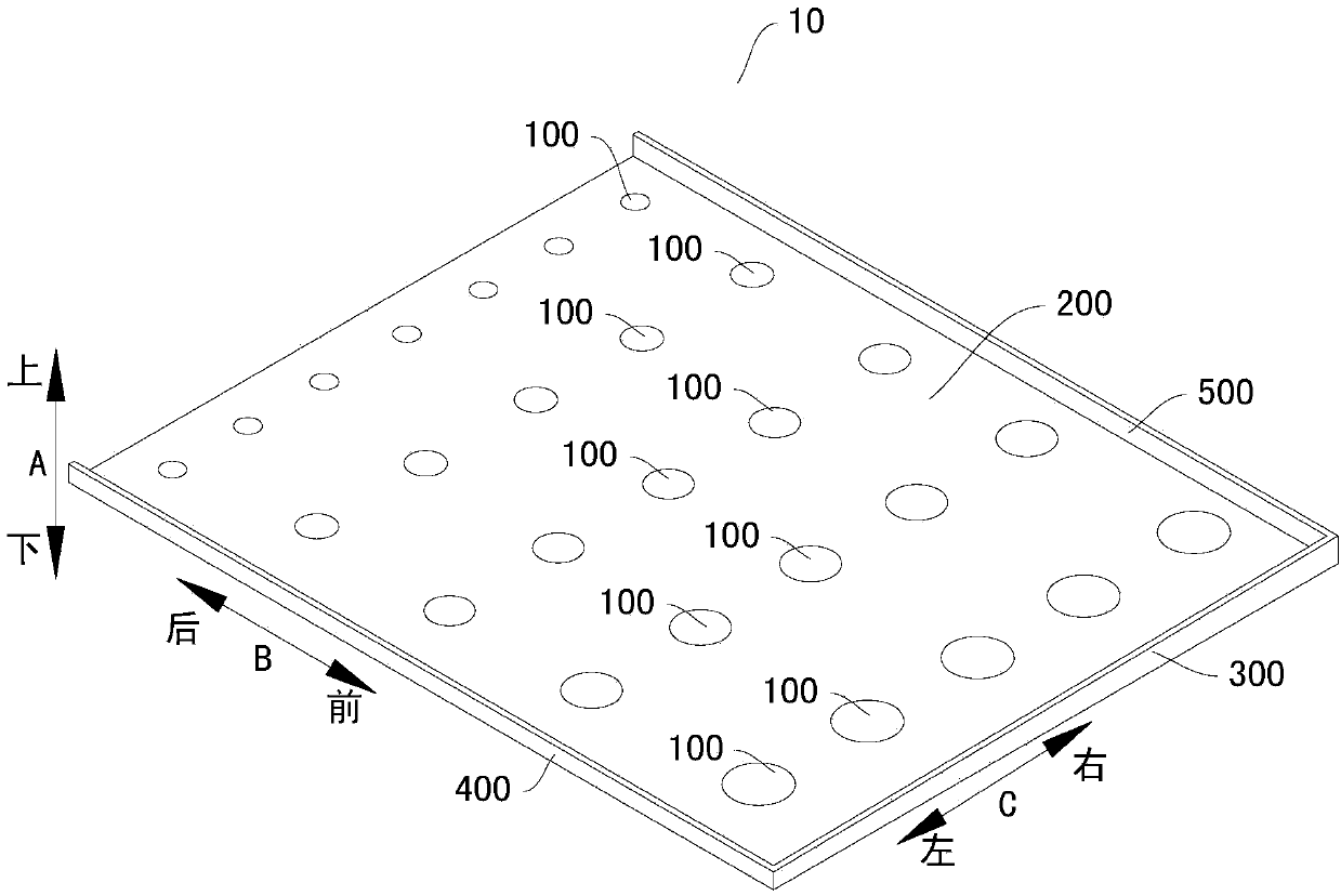 Dumpling plate used for refrigerator and refrigerator