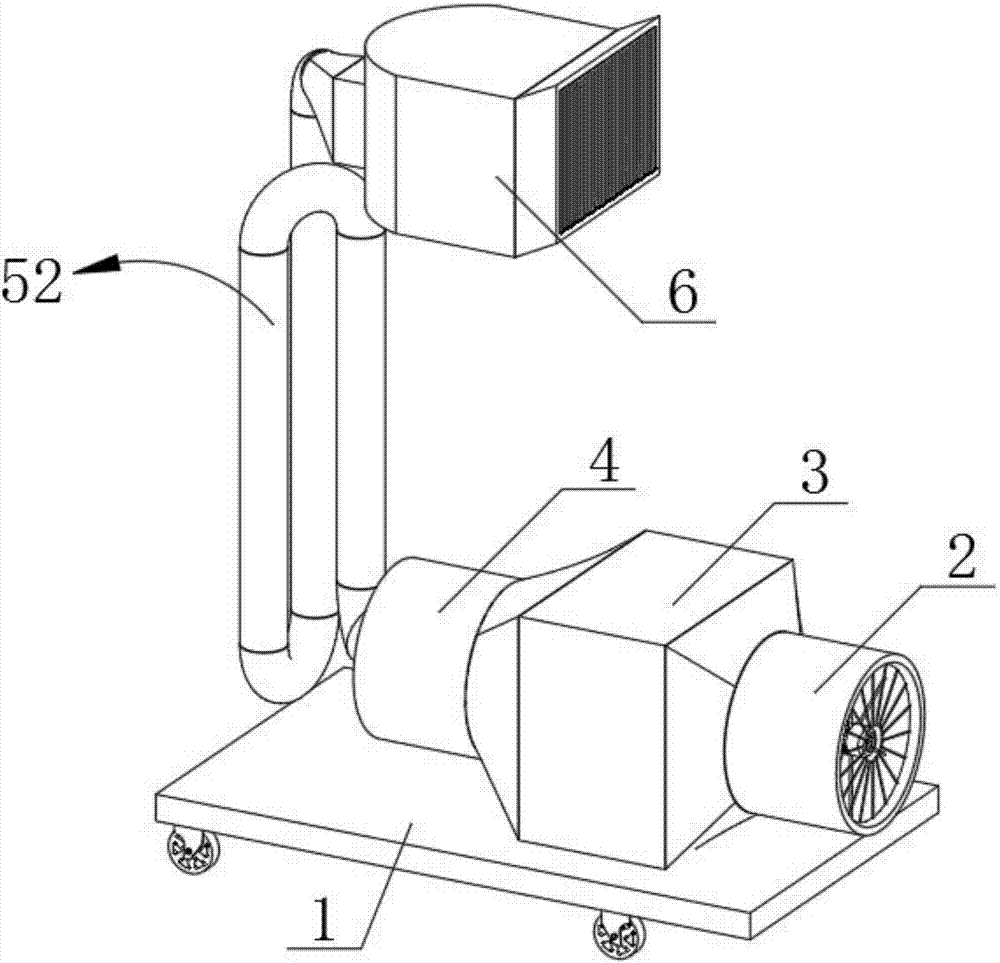 Medical hospital ward air sterilizing and purifying device