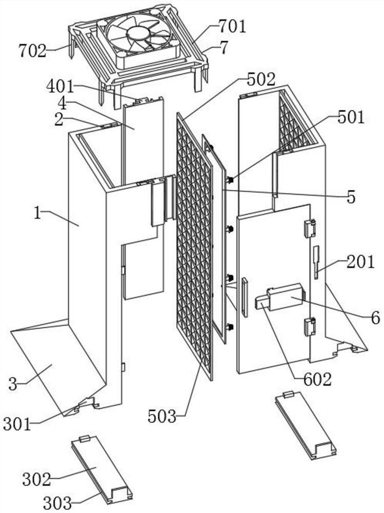 Multi-layer cover body of detachable machining workstation