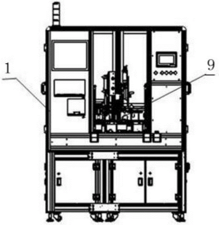 Screw locking, testing and marking device