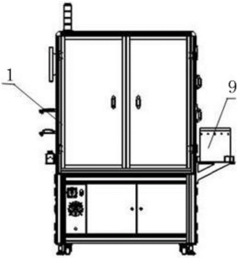 Screw locking, testing and marking device