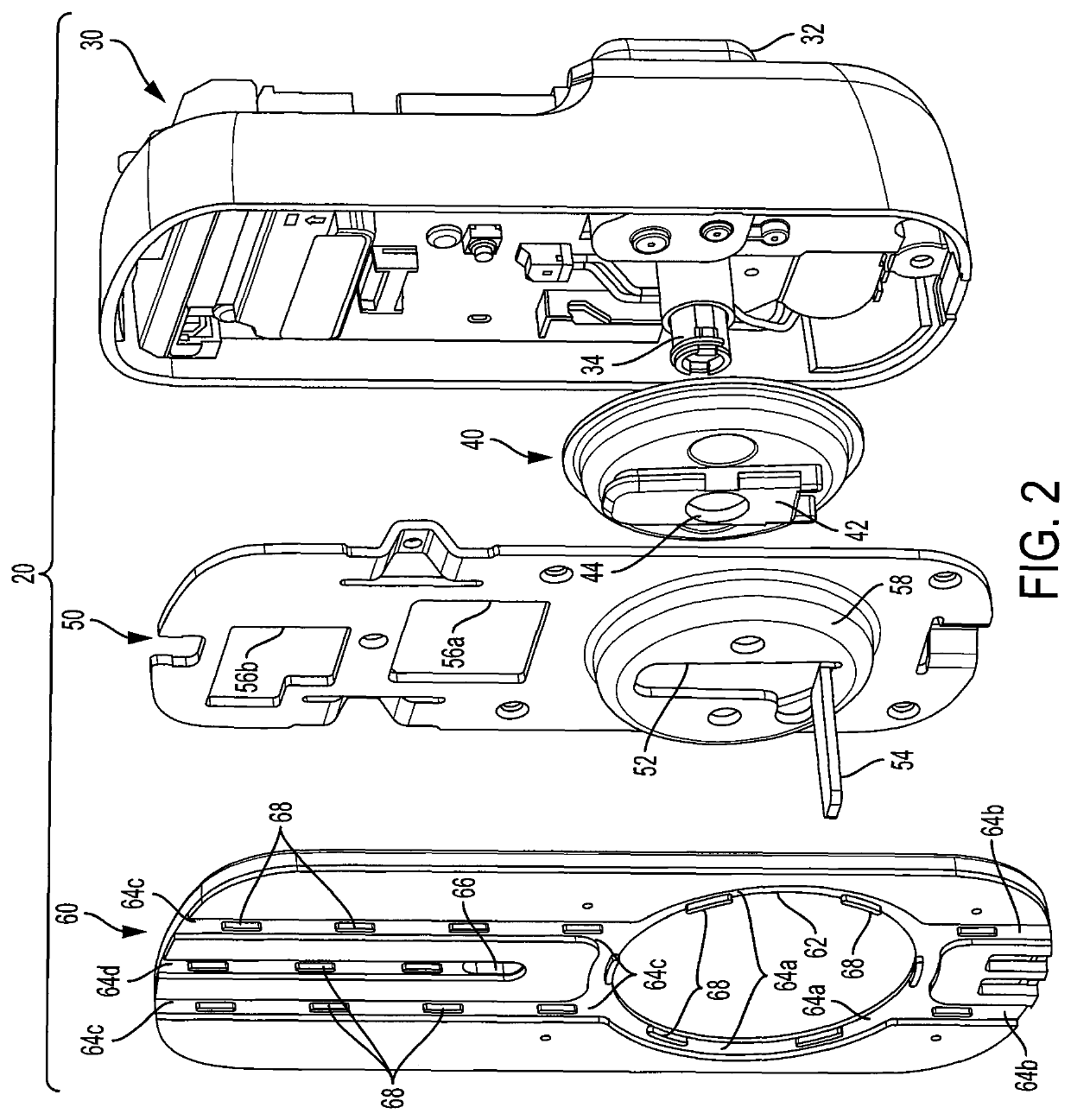 Channel gasket and plug for electromechanical lock