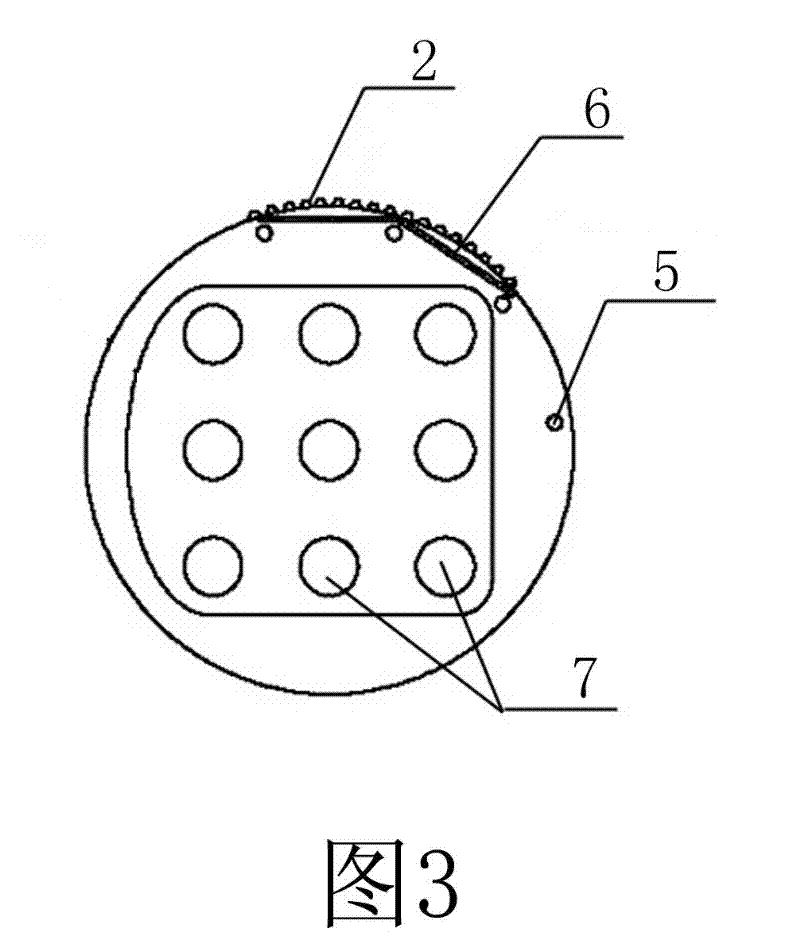 Multifunctional cofferdam of steel sheet piles and concrete arch rings construction method thereof