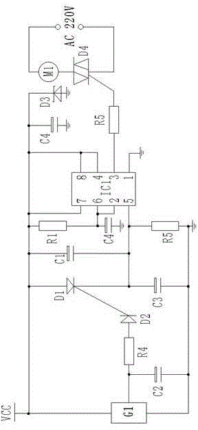 Automatic smoke exhaust fan