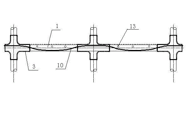 Fiber reinforce plastic (FRP) combination structure frame where integral type node is adopted and construction method thereof