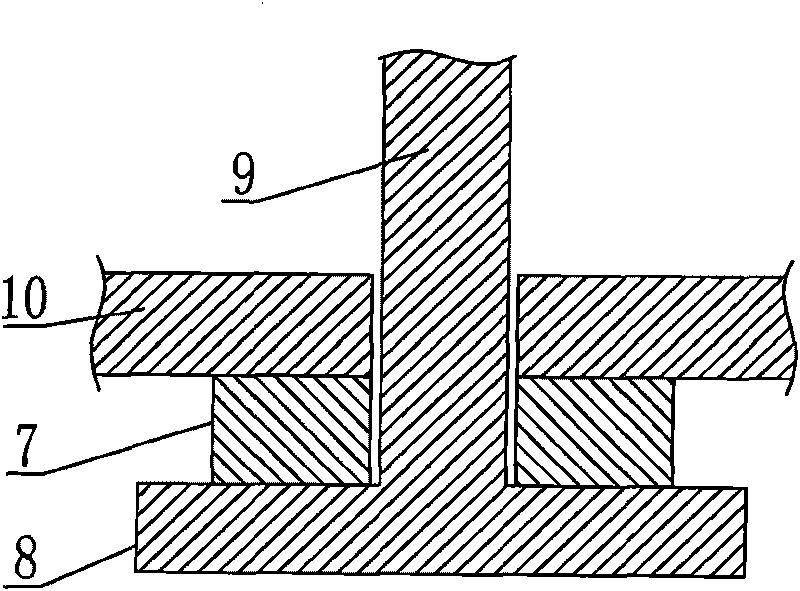 Measuring method of tensile force of bridge pull rod and device thereof