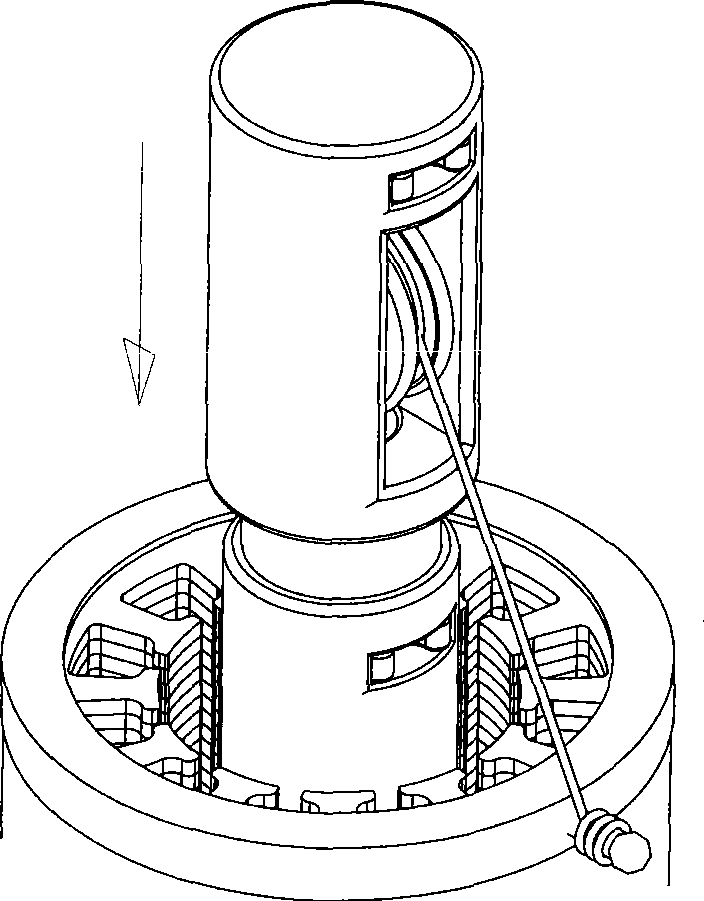 Coil inserting method and apparatus for electricity generator