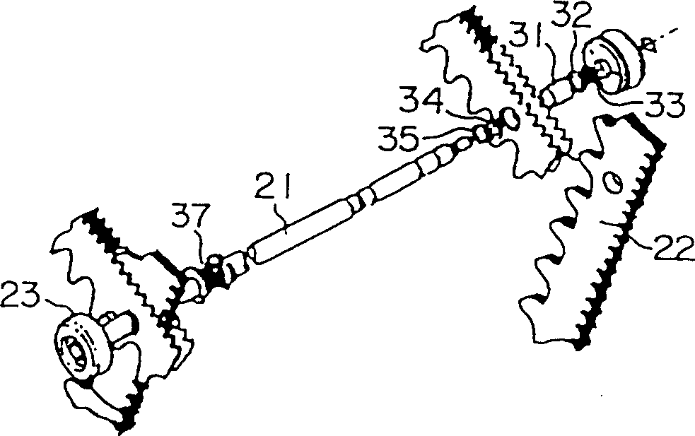 Method for changing connecting component part of steps escalator and apparatus for guiding it out of rail