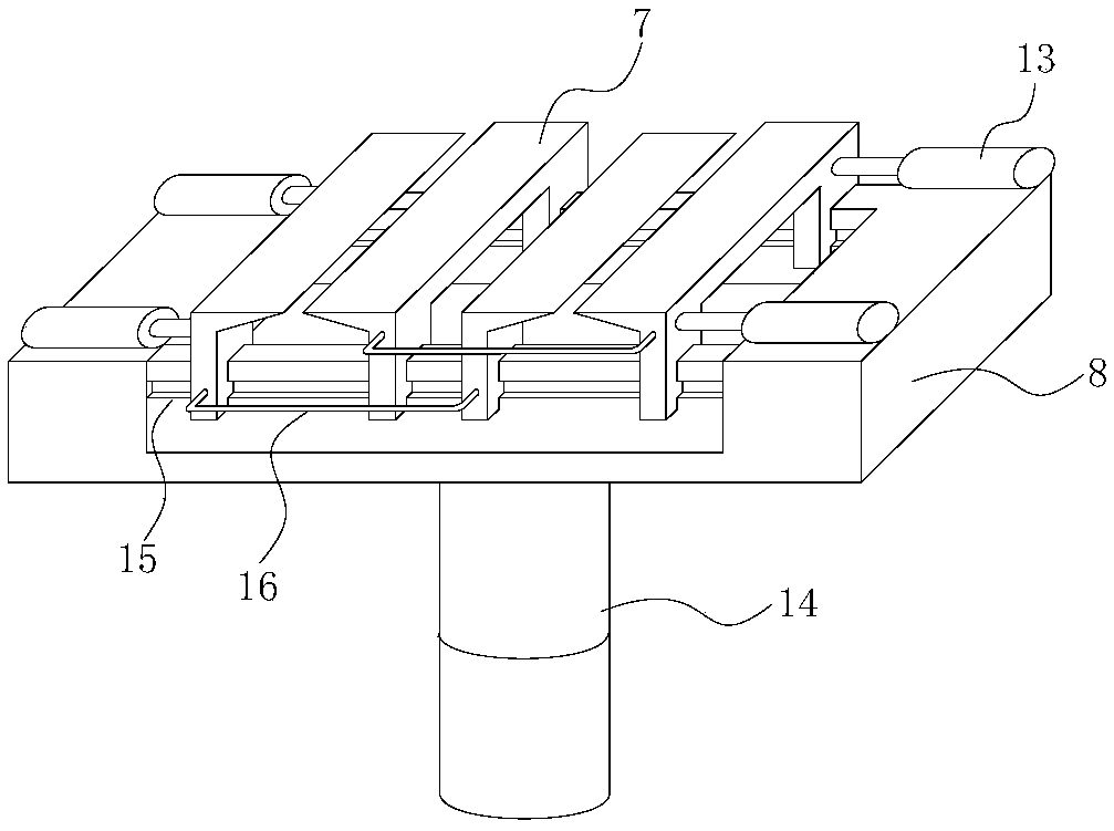 Turrinella terebra tail removing machine and tail removing method thereof