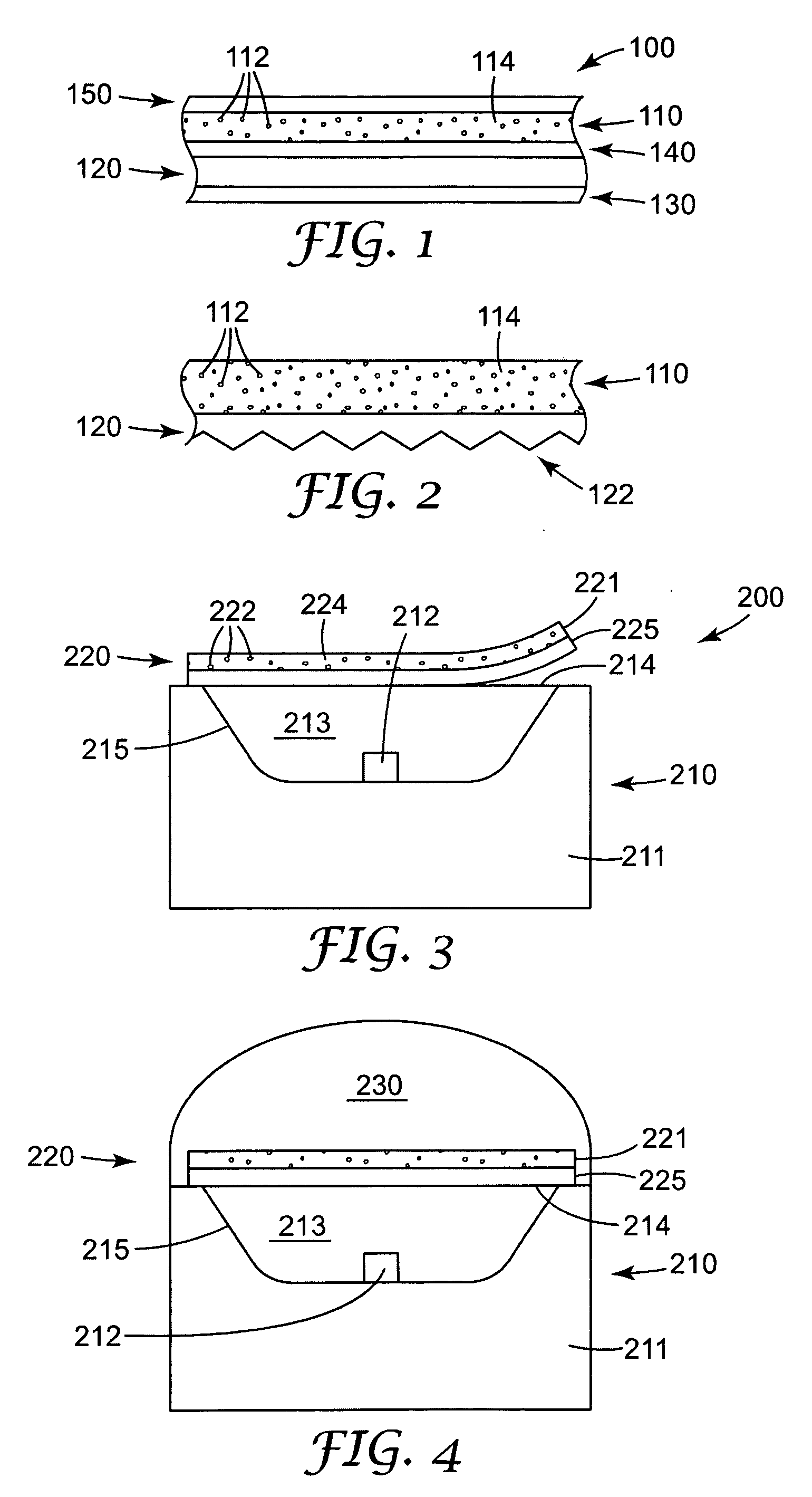 Phosphor tape article