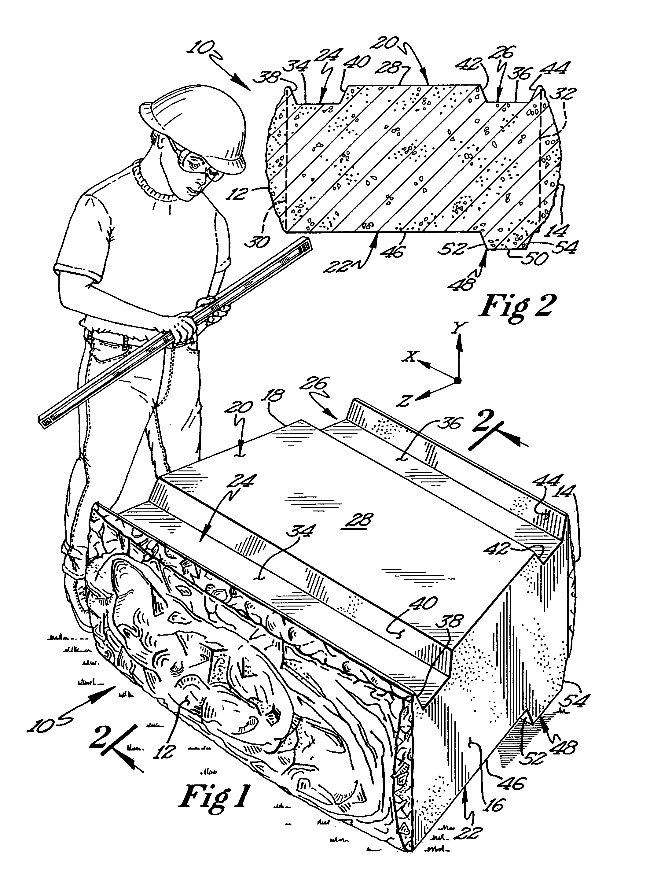 Wall block mold