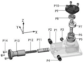 Method for achieving remote control and maintenance assembly sequence planning of parts in radiation environment