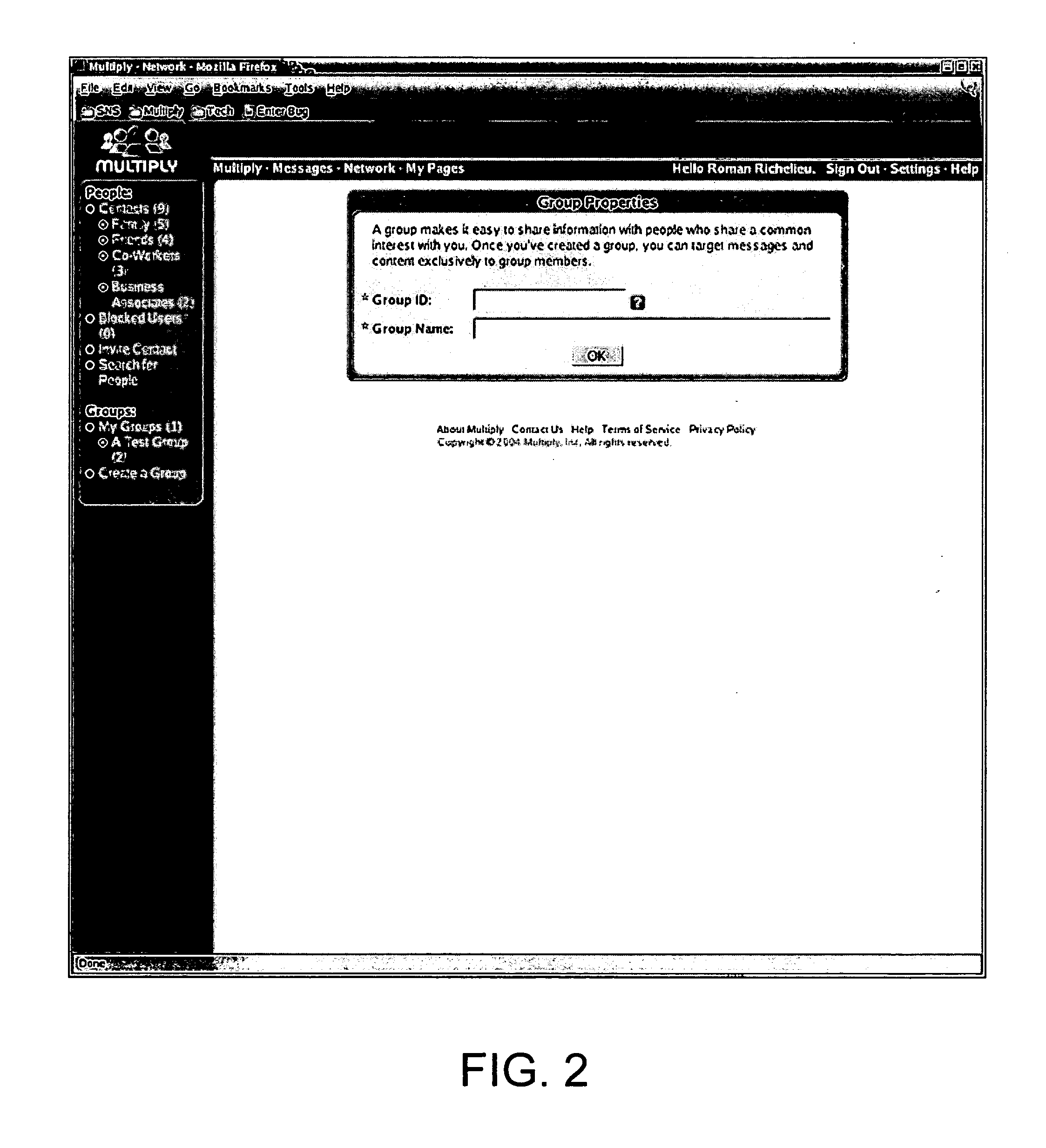 Method and system for controlling access to user information in a social networking environment