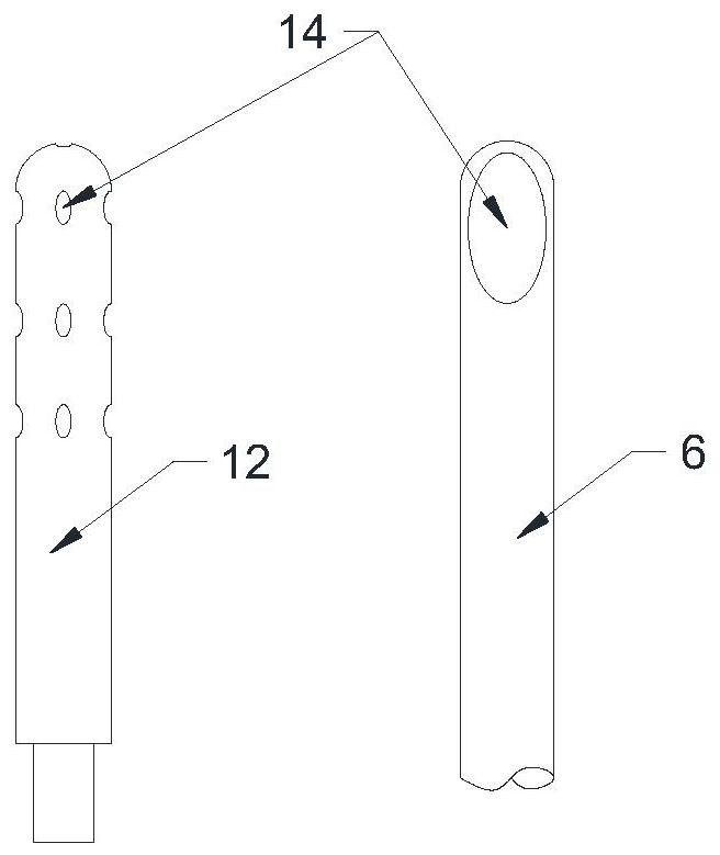 Medical decompression flushing device for gastrointestinal surgery nursing