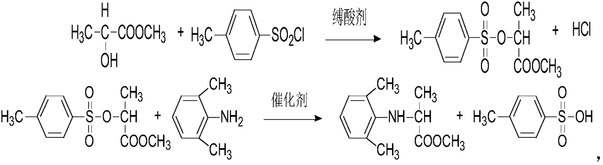 Synthesis method of optically active metalaxyl