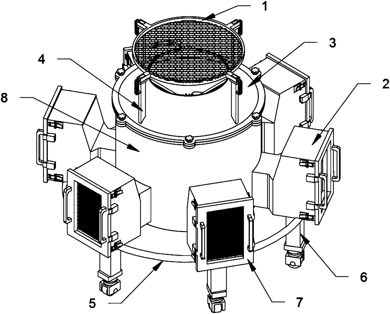 Gasoline odor adsorption and purification apparatus