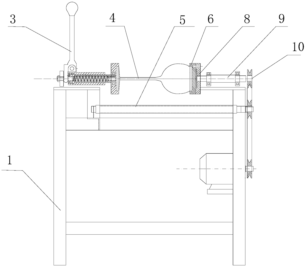 A glass marking device