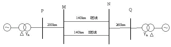 A method for longitudinal protection of double-circuit transmission lines on the same tower based on T-type line equivalent and post-measurement simulation ideas