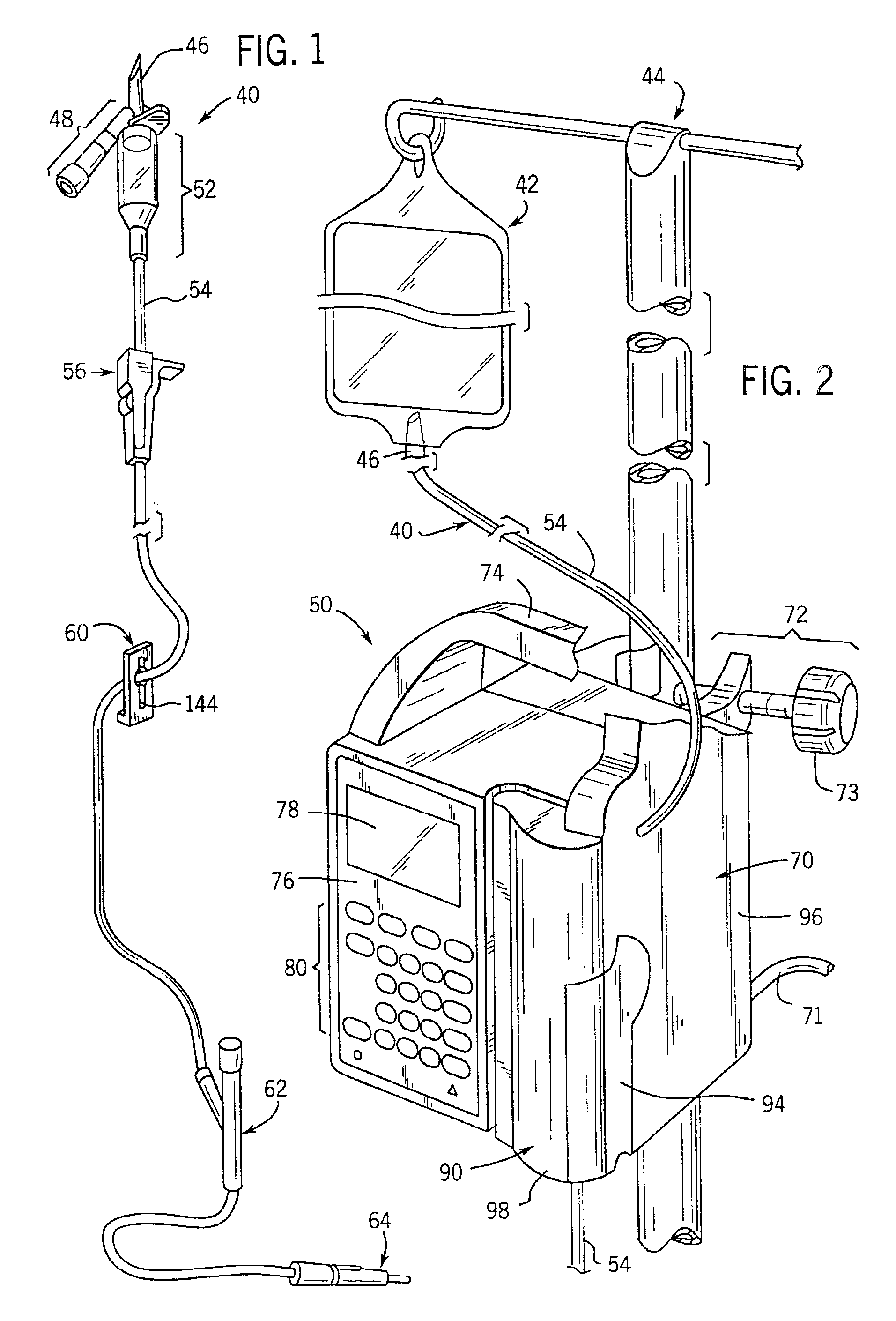 Temperature compensation system for regulating flow through tubing in a pump