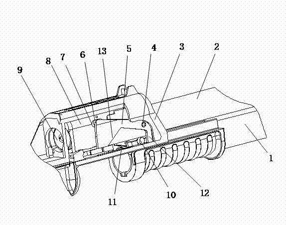 Grenade launcher ammunition feed mechanism