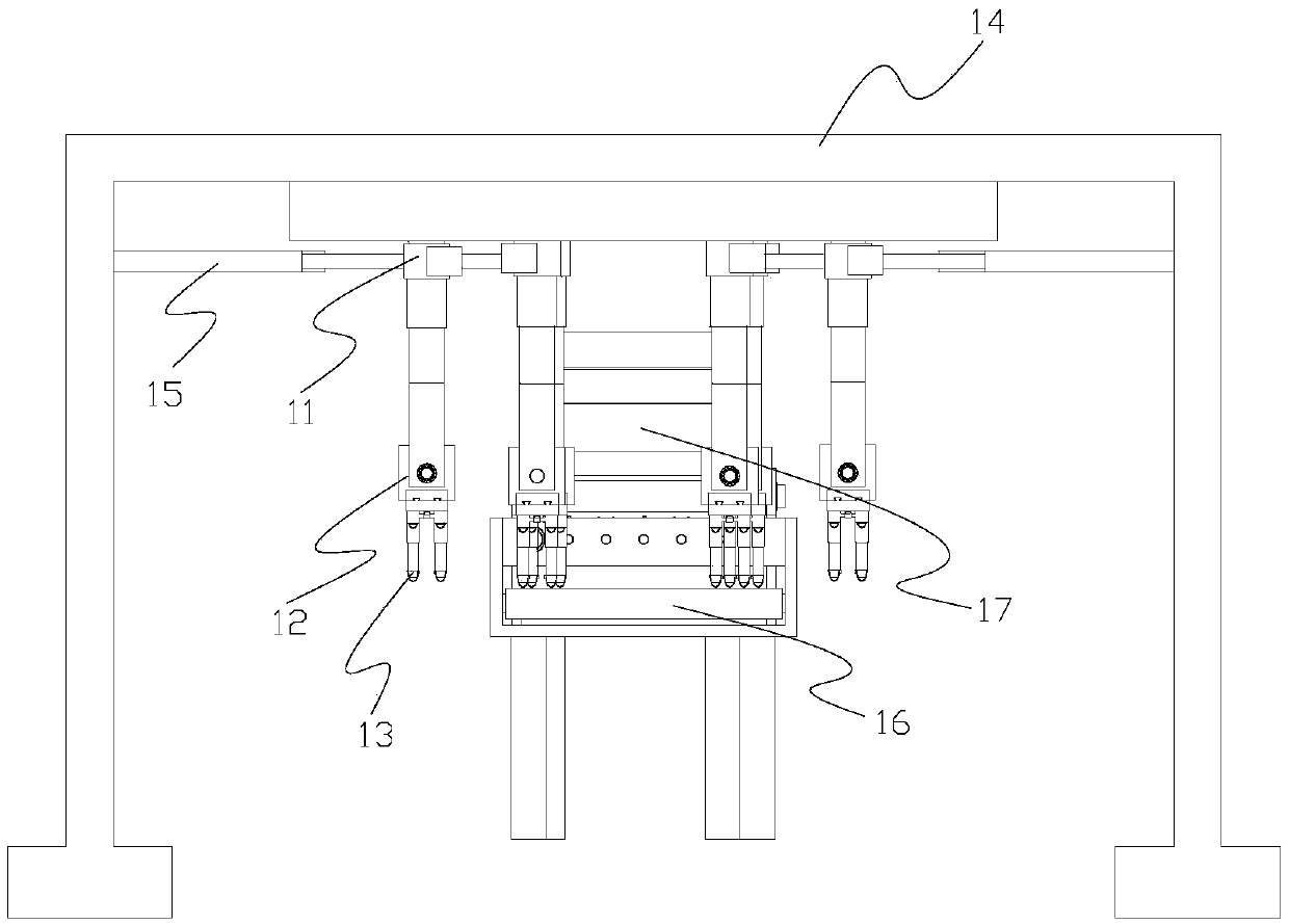 Automatic flesh taking equipment for crayfishes