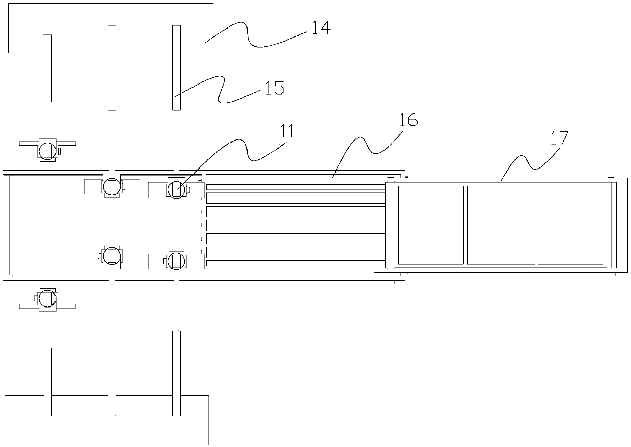 Automatic flesh taking equipment for crayfishes