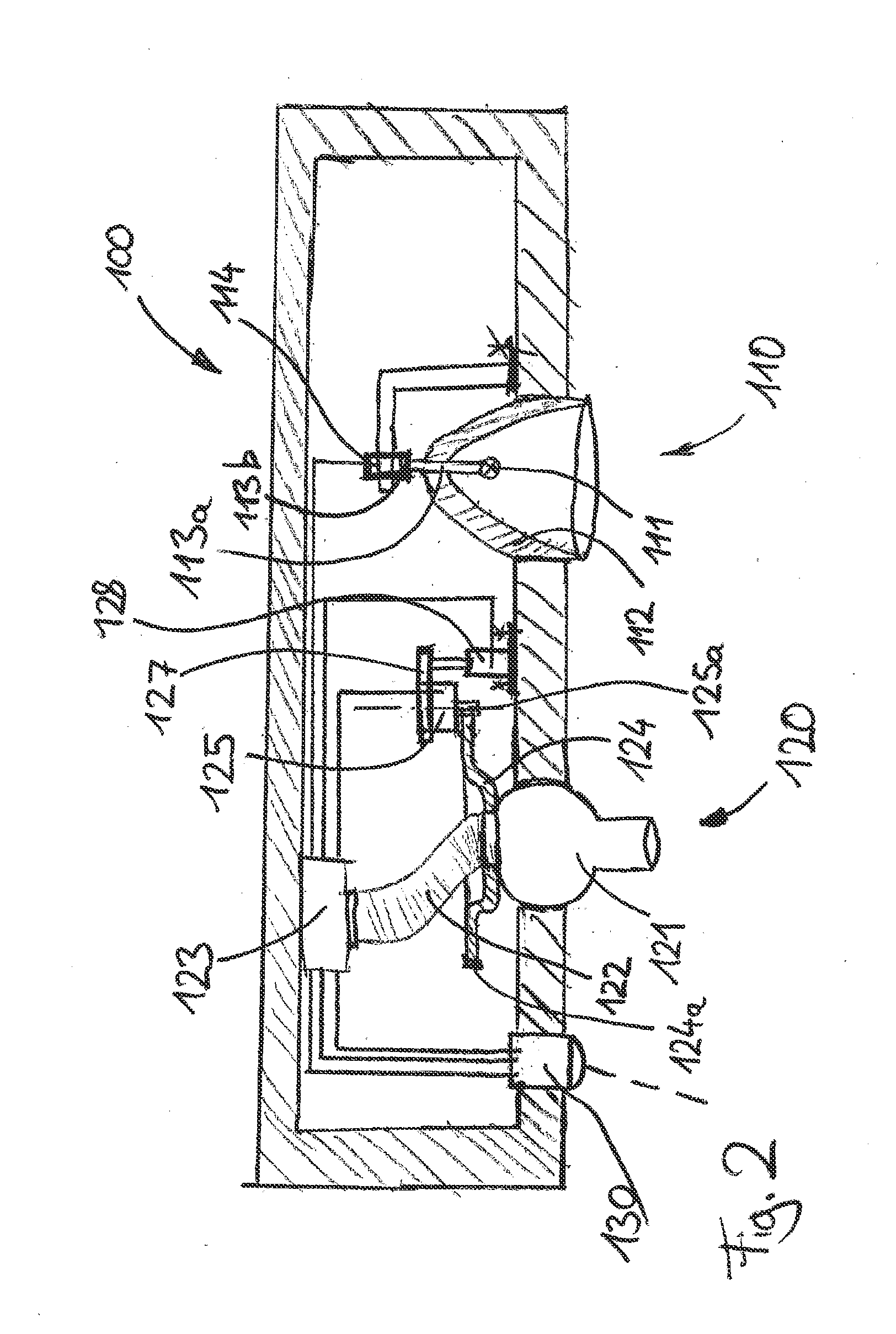 Passenger service device with signal transmission