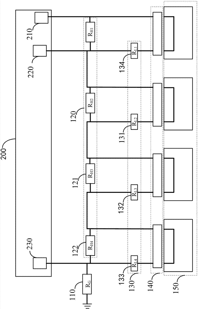 High-voltage interlocking loop and high-voltage interlocking loop detector