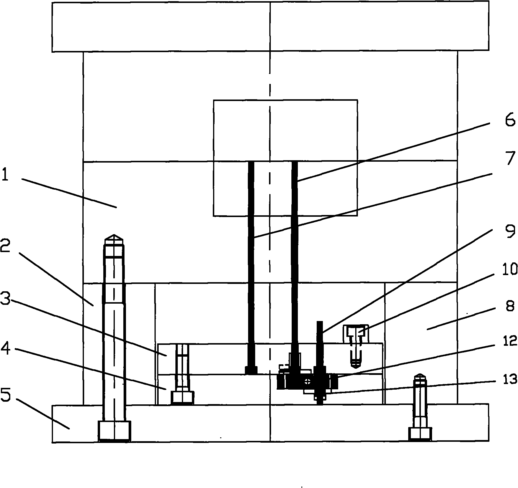 Ejection mechanism for injection mould